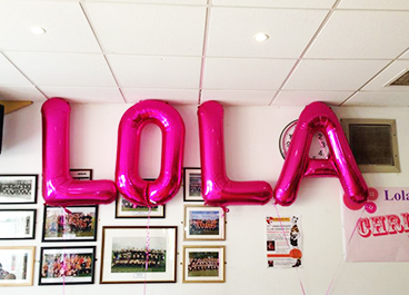 Large foil letter balloons