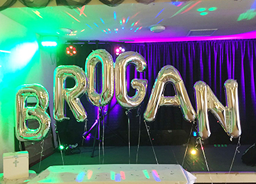 Large foil letter balloons