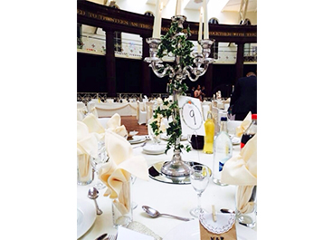 Candelabra table centre pieces